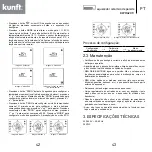 Предварительный просмотр 22 страницы Kunft KWH4209 Instruction Manual