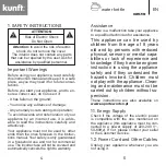 Preview for 3 page of Kunft KWK-510 Instruction Manual