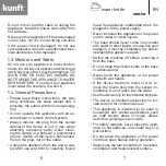 Preview for 4 page of Kunft KWK-510 Instruction Manual