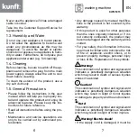 Предварительный просмотр 4 страницы Kunft KWM5315 Instruction Manual