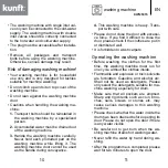 Предварительный просмотр 6 страницы Kunft KWM5315 Instruction Manual