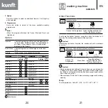 Предварительный просмотр 11 страницы Kunft KWM5315 Instruction Manual