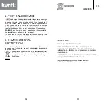 Предварительный просмотр 17 страницы Kunft KWM5315 Instruction Manual