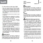 Предварительный просмотр 20 страницы Kunft KWM5315 Instruction Manual