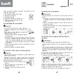 Предварительный просмотр 24 страницы Kunft KWM5315 Instruction Manual