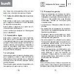 Предварительный просмотр 36 страницы Kunft KWM5315 Instruction Manual