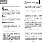 Предварительный просмотр 37 страницы Kunft KWM5315 Instruction Manual