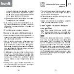 Предварительный просмотр 39 страницы Kunft KWM5315 Instruction Manual