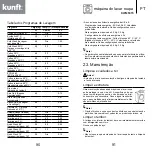 Предварительный просмотр 46 страницы Kunft KWM5315 Instruction Manual