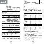 Предварительный просмотр 12 страницы Kunft KWM5316 Instruction Manual