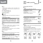 Предварительный просмотр 13 страницы Kunft KWM5316 Instruction Manual