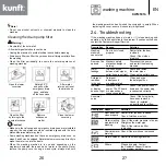 Предварительный просмотр 14 страницы Kunft KWM5316 Instruction Manual