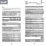 Предварительный просмотр 15 страницы Kunft KWM5316 Instruction Manual