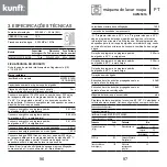 Предварительный просмотр 49 страницы Kunft KWM5316 Instruction Manual