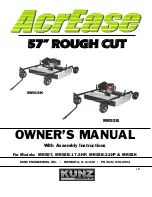 Preview for 1 page of Kunz AcrEase MR55K Owner'S Manual With Assembly Instructions