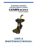 Kunzle & Tasin Gemini 100 User & Maintenance Manual preview