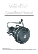 Предварительный просмотр 1 страницы Kupo DIGI-FAN DF-500 Operational Manual