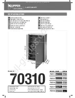 kupper 70310 Assembly Instruction Manual предпросмотр