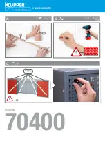 Предварительный просмотр 16 страницы kupper 70400 Assembly Instructions Manual