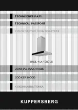 Preview for 1 page of Kuppersberg 6057 Technical Passport