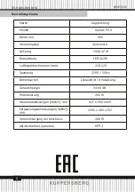 Preview for 2 page of Kuppersberg 6138 Technical Passport