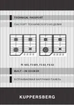 Kuppersberg FG 63 Technical Passport preview