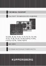 Предварительный просмотр 1 страницы Kuppersberg FQ3TG Technical Passport