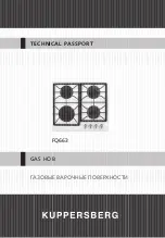 Kuppersberg FQ663 Technical Passport предпросмотр