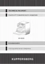 Preview for 1 page of Kuppersberg GS 6020 Technical Passport