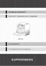 Preview for 1 page of Kuppersberg GS 6055 Technical Passport