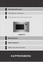 Preview for 1 page of Kuppersberg HMW 615 Technical Passport