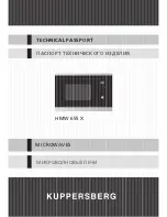 Kuppersberg HMW 655 X Technical Manual preview