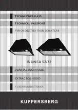 Kuppersberg INLINEA 52 Technical Passport preview