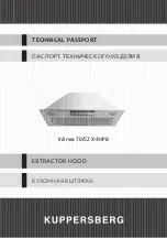 Preview for 1 page of Kuppersberg Inlinea 70/52 X 4HPB Technical Passport