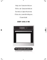 Kuppersbusch EEBP 6400.8 MX Technical Specifications preview