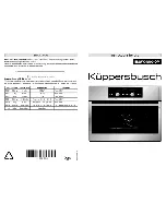 Kuppersbusch EMWK 9500.OM Instructions For Use Manual предпросмотр