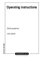 Kuppersbusch IGS 6609 Operating Instructions Manual preview