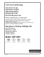 Kuppersbusch IKEF 248-5 Operating Instructions Manual preview