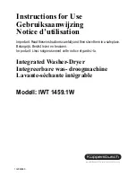 Kuppersbusch IWT 1459.1W Instructions For Use Manual preview