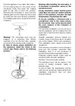 Предварительный просмотр 42 страницы Kuppersbusch M6120.0 Instructions For Use And Installation