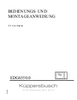 Preview for 1 page of Küppersbusch EDG6550.0 BC User Manual