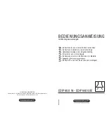 Küppersbusch EDIP 60.0 W Instructions For Use And Installation Instructions preview