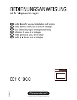 Preview for 1 page of Küppersbusch EEH 6100.0 Instructions For Use And Installation Instructions