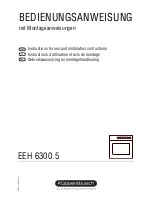Küppersbusch EEH 6300.5 Instructions For Use And Installation Instructions preview