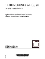 Küppersbusch EEH 6350.0 Instructions For Use And Installation Instructions preview