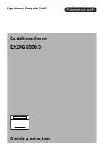 Küppersbusch EKDG 6900.3 Operating Instructions Manual предпросмотр