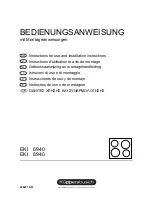 Preview for 1 page of Küppersbusch EKI 6940 Instructions For Use And Installation Instructions