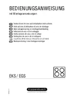 Preview for 1 page of Küppersbusch EKS 604.2 Instructions For Use Manual