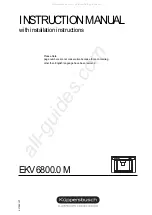 Küppersbusch EKV 6800.0 M Instruction Manual preview