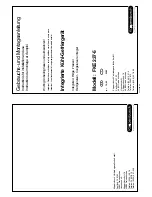 Küppersbusch FKE 237-5 Instructions For Installation And Use Manual preview